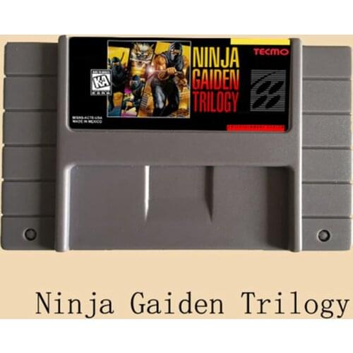 Ninja Gaiden Trilogy USA Version 16 bit Video Game Card
