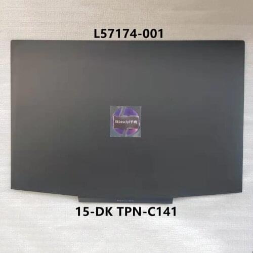 New For HP 15-DK TPN-C141 LCD Back Cover Laptop Case Purple LOGO L57174-001