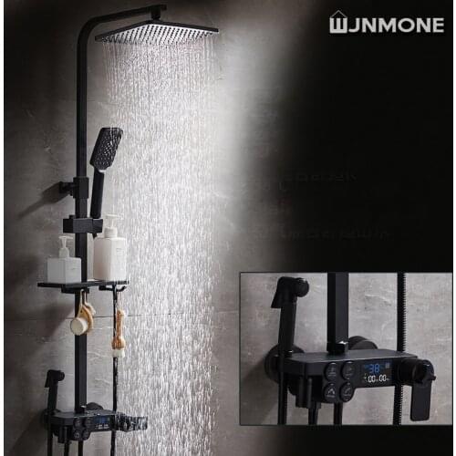 NQNIUQI Black Shower Faucets