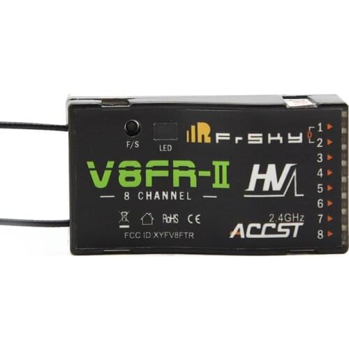 Original FrSky V8FR-II 2.4GHz 8Channels ACCST Receiver For RC Quadcopter Multicopter Part