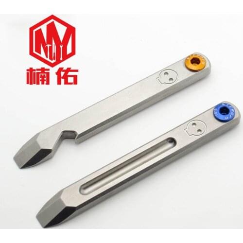 EDC Stainless Steel Bottle Opener Pendant Paracord Outdoor Decoration Camping Self-Defense Multifunctional Crowbar