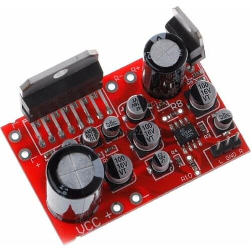 DC 12V TDA7379 38W+38W Stereo Amplifier Board w/AD828 Preamp Super Than NE5532 Amplifiers Boards Integrated Circuits Dropship