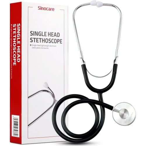 Sinocare Professional Medical Stethoscope Single/Dual Head Cardiology Stethoscope Doctor Medical Equipment Student Vet Nurse