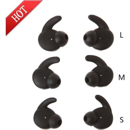 3Pairs S/M/L Silicone Earbuds Tips Ear Hook Earphone Case In Ear Soft Silicone Cover for Huawei Sport Bluetooth Headset AM61