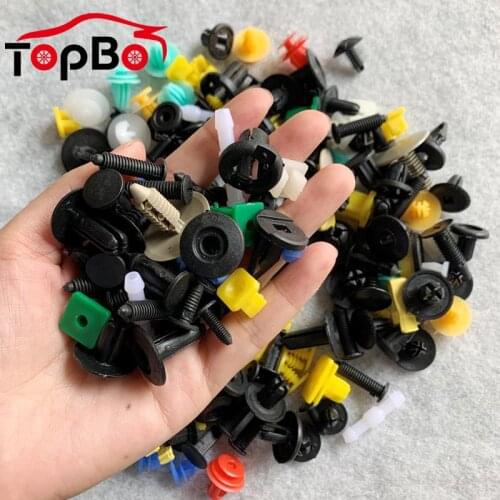 Universal Mixed Auto Fastener Bumper Clips Plastic Retainer Car Fastener Rivet Door Panel Liner For Car Interior Accessories