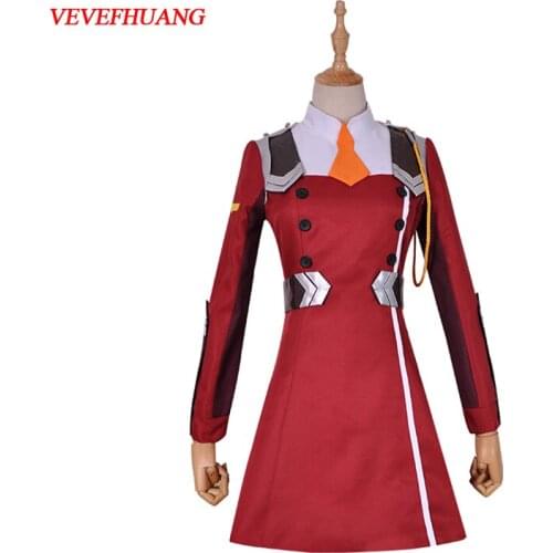 VEVEFHUANG Japanese Anime DARLING in the FRANXX Cosplay Zero Two Cosplay Women Cosplay Costume Japanese Anime Full Set