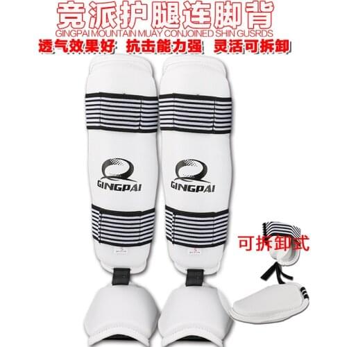 High Quality Kick Shin Pad Calf Lower Leg Instep Guard Protector Boxing Leggings Karate Taekwondo Sanda MMA Caneleira Training