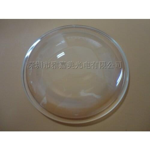High power LED glass lens, Diameter 100MM Plano convex Lens,Focusing optical lens