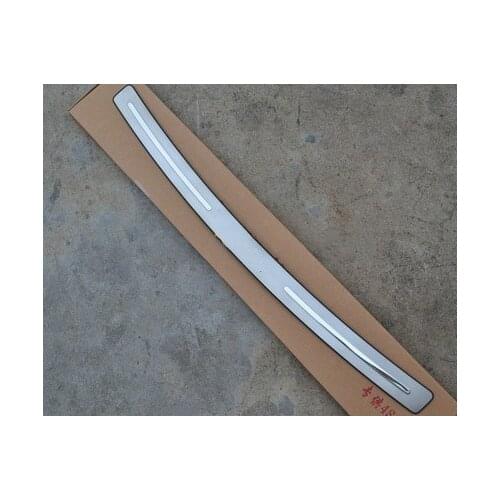 Stainless Steel Rear Bumper Protector Sill Trunk Guard Cover Trim For Volkswagen Touran 2008-2015 Car styling