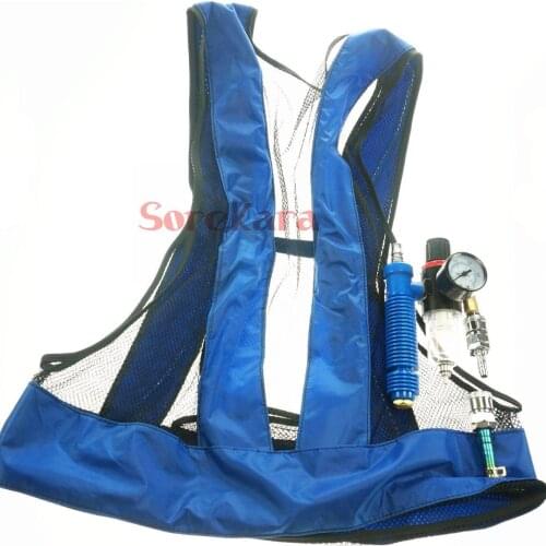 Vortex Tube Air Conditioner Waistcoat Compressed Cooling Vest Welding Steel