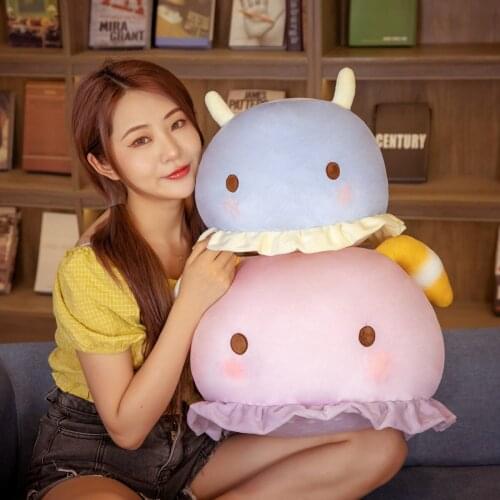 1pc 40/50cm Cute Trichechu Plush Toys Stuffed Down Cotton Dream Series Marine Life Pillow Kawaii Manatee Kids Girls Gifts