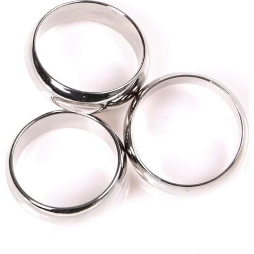 1pcs Silver Cambered PK Ring Strong Magnetic Ring PK Ring Magic Show Magic Props Magic Tricks Size 20mm