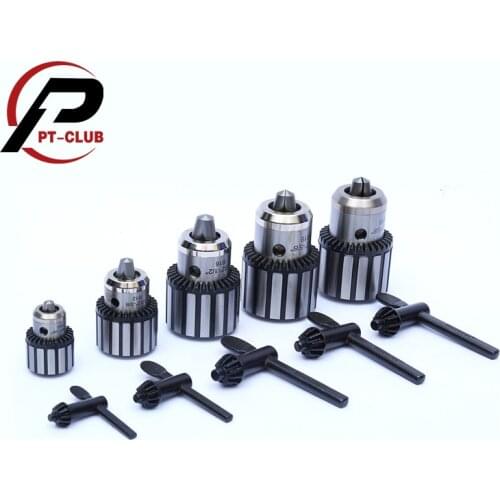1PC Drill Chuck B10 B12 B16 B18 0.6-6MM 1-10MM 1-16MM 1-13MM Chuck Tool Drill Heavy Duty For Drilling CNC Machine