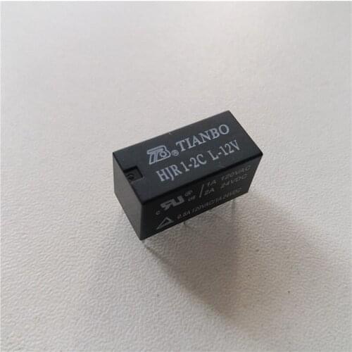 12pcs Relay HJR1-2C-L-5V HJR1-2C-L-12V HJR1-2C-L-24V 120V 1A relay 8 pin 5V/12V/24VDC relay