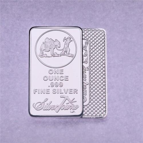 American Prospector 1OZ 999 Value Fine Silver Bullion Bar US Union Metal Coin Collectible