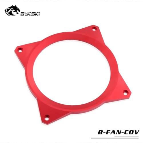 Bykski 12cm X 12cm Fan Metal Cover Water Cooling Accessories Cooler use for 12cm Fans size 120*120*6.6mm aluminum fan cover