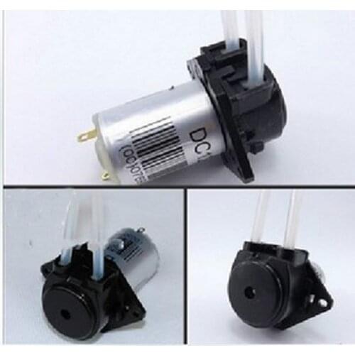DC 12V 24V Dosing pump Peristaltic dosing Tube Head Motor self-priming pump Aquarium Lab Chemical Analytical water Fish tank