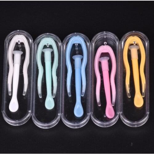 Remover Contact Lenses Inserter Color Tweezers Suction Stick Eyes Care Tool Kit Contact Lens Case Clip Stick Tweezers