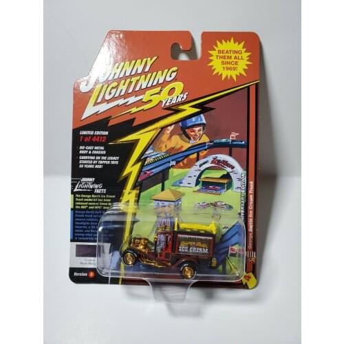 Johnny Lightning 1/64 Ice Cream Diecast Collection of Simulation Alloy Car Model Children Toys