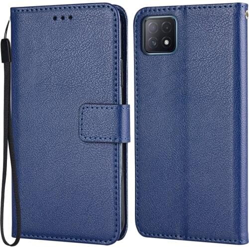 Leather Wallet Case for On OPPO A72 5G Flip Case for OPPO A73 5G Capa Phone Bag for OPPO A53 5G Cover Card Slot Funda