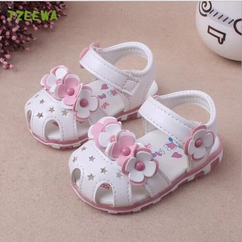 Soft Girls Shoes Beach Sandals Baby Girl Summer Toddler Shoes Flower Bebek Sandalet Baby Sandals Fashion Baby Shoes