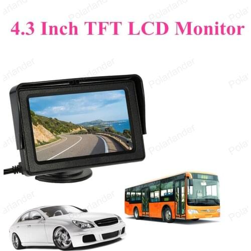 New! Wireless Video Transmit + Mini Camera 4.3 Inch TFT LCD dispaly Car Backup Reverse Monitor System