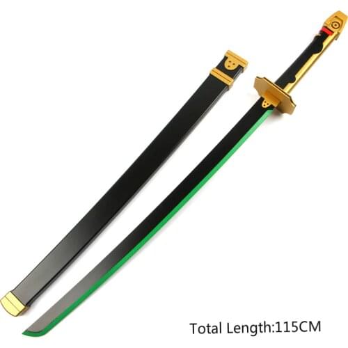 Seraph of The End Owari No Serafu Yuichiro Hyakuya wooden Sword Katana Black Demon Asuramaru Cosplay Prop for Halloween party