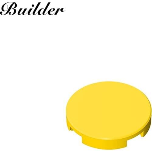 Little Builder 14769 Tile Round 10pcs 2 x 2 with Bottom Stud Holder Building Blocks Parts MOC DIY Education Build Toys Bricks