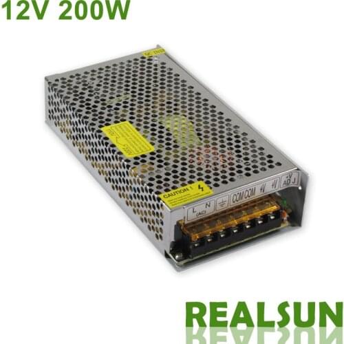 10pcs/lot 12V 16.7A 200W Switching Power Supply Driver Switching For LED Strip Light Display 110V/220V