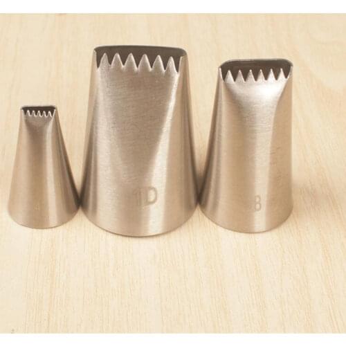 3PCS Cupcake Basket Weave Nozzle Tips Icing Piping Cream Nozzles Reusable Russian Pastry Tips Baking Mold Cake Decoration Tool