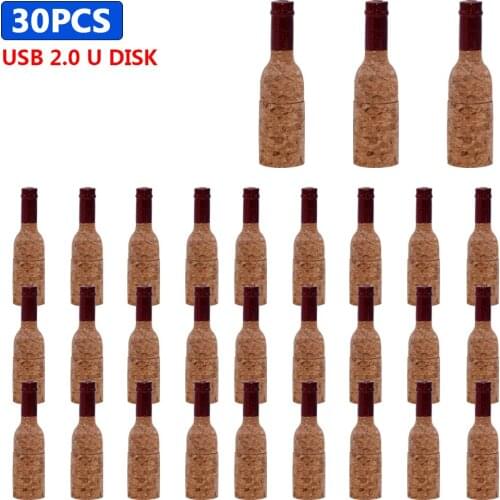 30pcs/lot Creativity usb flash drive wooden USB 2.0 4GB 8GB 16GB 32GB 64GB 128GB usb flash Memory stick pen drive for gift