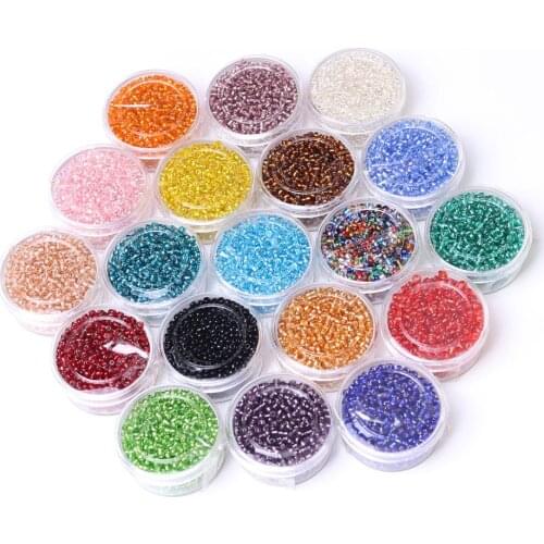 Miyuki Seed Beads For Jewelry Making Bulk 2mm Crystal Lampwork Glass Spacer Beads For Bracelets Pendant DIY Accessories 5000pcs