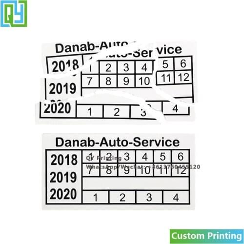 40x20mm 1000 Pcs Pack Custom Printing Date Service Mark Eggshell Stickers Destructible Labels For Warrenty ,repair