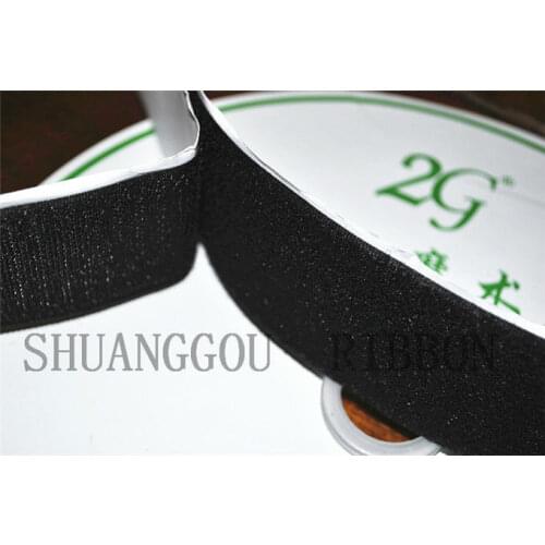 5/8 inch(16mm) width x 27yards length.ALL Purpose fastening tape With Super Adhesive Backing hook and loop.black