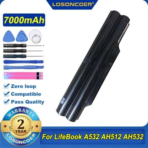7000mAh Battery FMVNBP212 FPCBP331 FMVNBP213 P567717-01 FPCBP347AP For Fujitsu LifeBook A532 AH512 AH532 AH532 AH562 AH532GFX