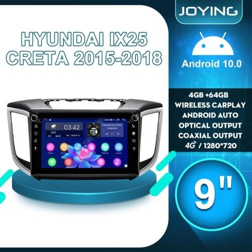 Auto Product 9" Autoradio Android 10 car radio Stereo Multimedia player Tape Recorder Carplay For Hyundai Creta ix25 2015 2018