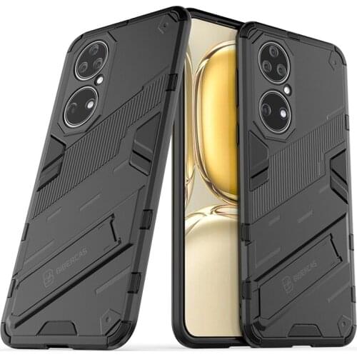 Phone Holder Case For Huawei P50 Case Bumper Anti-knock Hard PC Armor Full Cover For Huawei P50 Case For Huawei P50 HuaweiP50