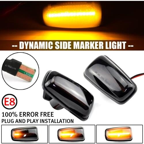 For Peugeot 306 106 406 806 Expert Partner For Citroen Berlingo Jumpy Saxo Xantia XM Dynamic Led Turn Signal Side Marker Light