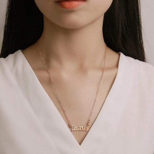 Женские кулоны знаки зодиака Feira De Vaidade China At AliExpress