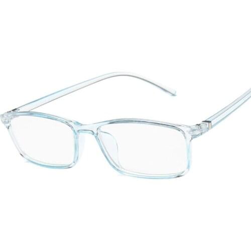 2022 Classic Vintage Square Glasses Small Frame Women Clear Lens Eyeglasses Ultralight Plastic Unisex Anti-blue Light Bookworm