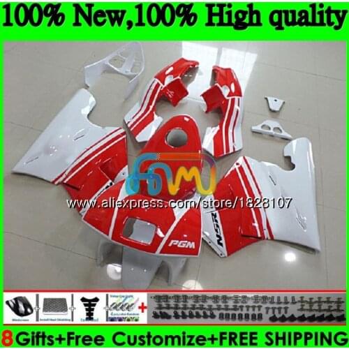 Body For HONDA NSR 250 R MC18 PGM2 NSR 250R NS250 NSR250R White red 88 89 84BS.23 MC16 NSR250 R RR NSR250RR 1988 1989 Fairing