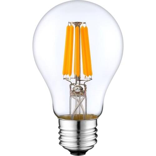 E27 E26 Retro A60 A19 LED Filament Bulb Light 8W 10W Edison Vintage Ampoule Bubble Ball Lamp 110V 120V 220V 240V Indoor Lighting