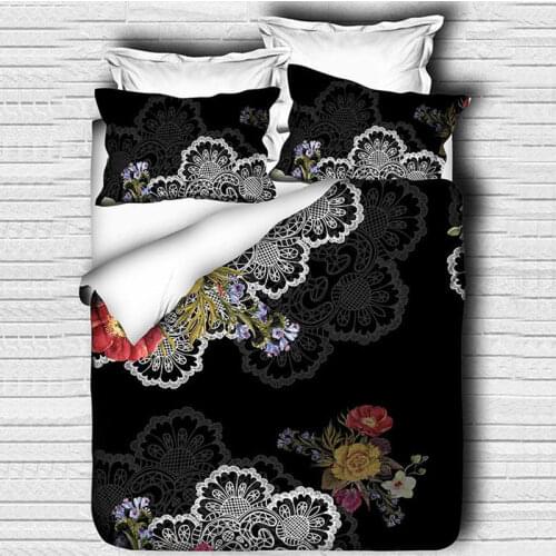 Best Class 100% Cotton Digital Printing 3D Printed Stylish Double Duvet Cover for Women and Men Bed Sheet Pillowcase