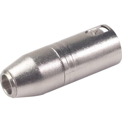 MINI XLR 3 Pin Male To XLR 3-Pin Male Plug Converter SA519 2.24x0.71x0.39 In