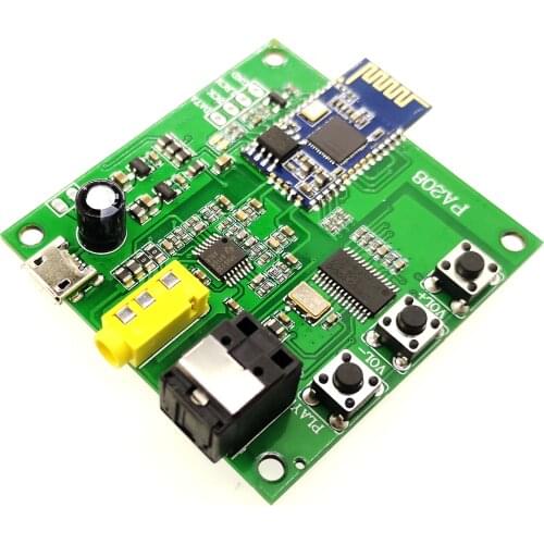 High Pass DIY Lossless Bluetooth 5.0 Hifi Audio Receiving Module QCC3003 Optical Fiber Analog I2S