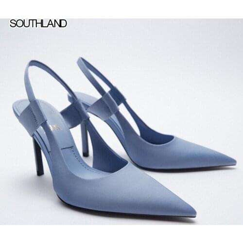 SOUTHLAND New Arrival Office Lady Metal Buckle 100% Sheep Real Leather Party Sandals Women Shoes Woman Shoes Women Sandals