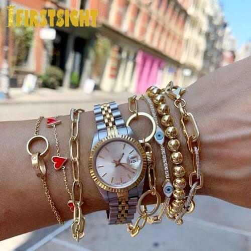 New 2mm Tennis Chain Eys Necklace And Bracelet Enamel Colorful Turkish Evil Eye Lucky Charm Choker Elegance Women Jewelry