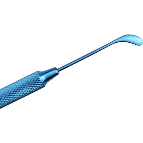 Ophthalmic Instrument Titanium Alloy Veterinary Autoclavable Corneal Epithelium Spatula