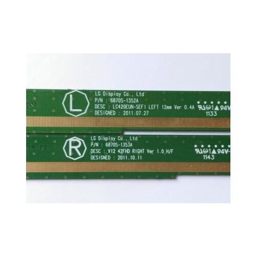 Original 6870S-1352A/6870S-1353A V12 42FHD pair