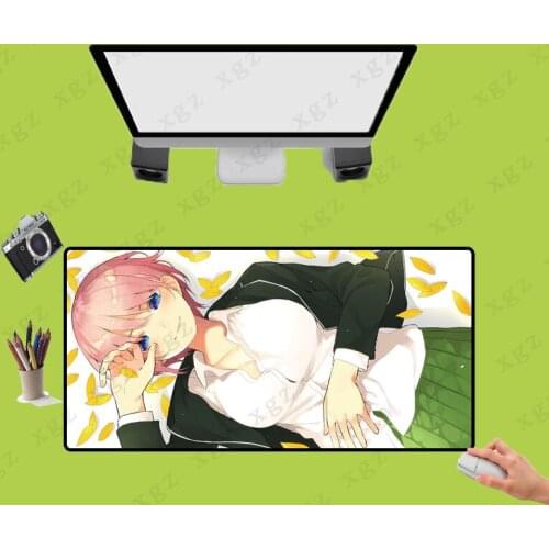 XGZ Anime Short Hair Girl Durable Mouse Pad Speed Version Computer Player Game Can Be Customized To Decorate Your Table Mat